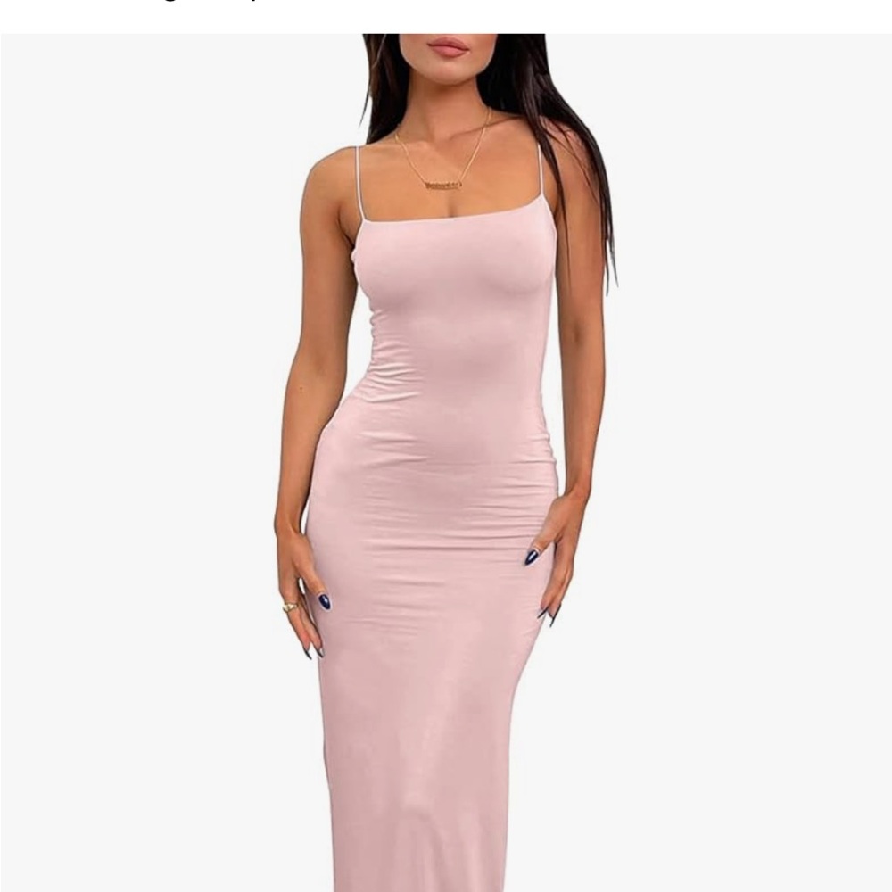 Blush pink dress